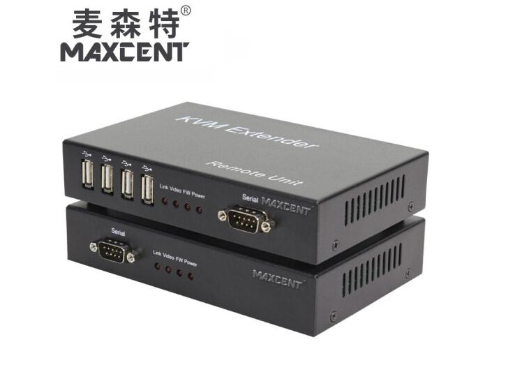 麥森特(MAXCENT)SKD-5150 KVM延長器USB鍵鼠DVI網線傳輸150米4K無壓縮 DVI KVM延長器 SKD-5150